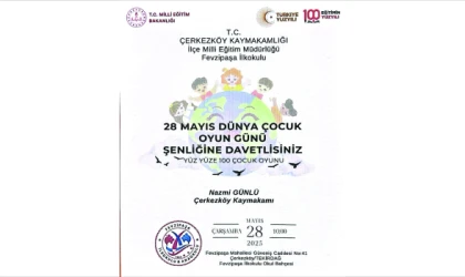 28 MAYIS DÜNYA ÇOCUK GÜNÜ ŞENLİĞİ FEVZİPAŞA İLKOKULU’NDA KUTLANACAK