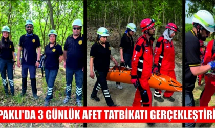 KAPAKLI'DA 3 GÜNLÜK AFET TATBİKATI GERÇEKLEŞTİRİLDİ