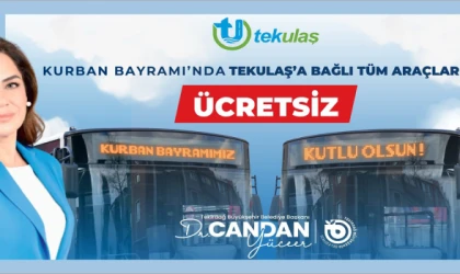 KURBAN BAYRAMI’NDA TOPLU TAŞIMA ÜCRETSİZ
