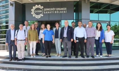ÇERKEZKÖY OSB MÜDÜRLÜĞÜ, GEBZE OSB MÜDÜRLÜĞÜ YÖNETİCİLERİNİ AĞIRLADI