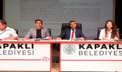 KAPAKLI BELEDİYE MECLİSİ TEMMUZ AYI TOPLANTILARINI TAMAMLADI