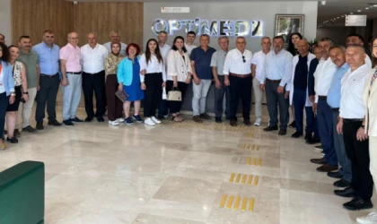OPTİMED KAPAKLI HASTANESİ KAPAKLI MUHTARLARINI AĞIRLADI