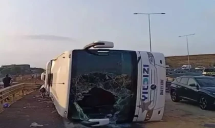 TOKAT’TAN ÇERKEZKÖY’E GELEN OTOBÜS KAZA YAPTI; 4 ÖLÜ 20 YARALI