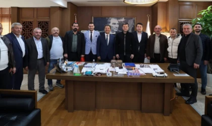 ARTOVA BELEDİYE BAŞKANI ALİ GÜLER’DEN BAŞKAN AKAY’A ZİYARET