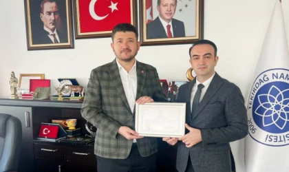 TEKİRDAĞ NKÜ’YE “BESLENME DOSTU VE FİZİKSEL AKTİVİTEYİ DESTEKLEYEN İŞYERİ” BELGESİ VERİLDİ