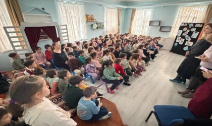 SÜLEYMANPAŞA’DA MİNİKLERDEN BÜYÜK DUYARLILIK 50 KİLO ELEKTRONİK ATIK TOPLANDI