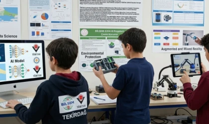 BİLSEM ÖĞRENCİLERİ TÜBİTAK 2204-B İSTANBUL AVRUPA BÖLGE FİNALİ’NDE