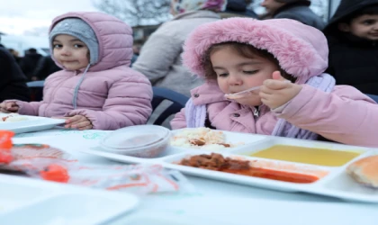 İSTASYON MAHALLEMİZDE AYNI SOFRADA BULUŞTUK