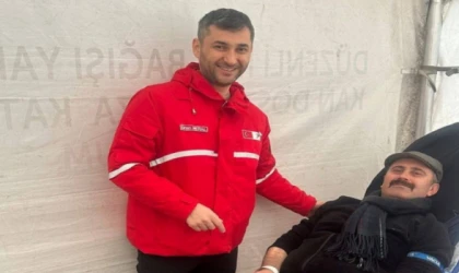 MHP VE KIZILAY İŞ BİRLİĞİYLE DÜZENLENEN KAN BAĞIŞI KAMPANYASINDA 35 ÜNİTE KAN BAĞIŞI ALINDI