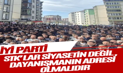 STK’LAR SİYASETİN DEĞİL, DAYANIŞMANIN ADRESİ OLMALIDIR