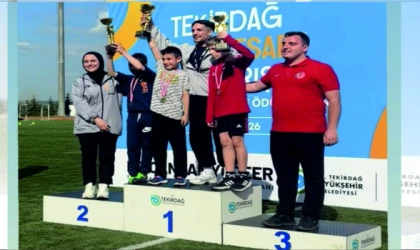 TEKİRDAĞ’IN EN HIZLI YARIŞMACISI RÜZGAR POLAT OLDU