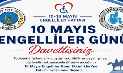 Kapaklı’da 10 Mayıs Engelliler Günü İçin Anlamlı Program