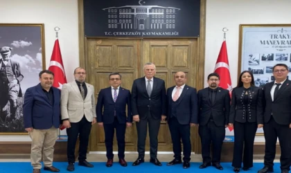 YENİDEN REFAH PARTİSİ İLÇE YÖNETİMİNDEN KAYMAKAM GÜNLÜ’YE ZİYARET