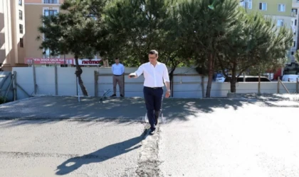 BAŞKAN VAHAP AKAY, KENT KAFE ÇALIŞMALARINI İNCELEDİ