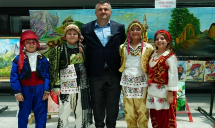 SARAY'DA KIŞ ATÖLYELERİ EMEKLERİ SERGİDE TAÇLANDI