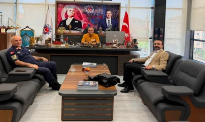 CUMHURİYET SAVCISI TATLIDEDE VE JANDARMA KOMUTANI ALPAYDIN'DAN TÜRK METAL'E ZİYARET