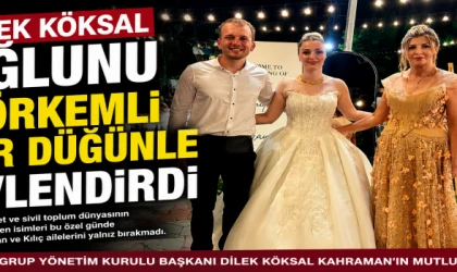 DİLEK KÖKSAL OĞLUNU GÖRKEMLİ BİR DÜĞÜNLE EVLENDİRDİ