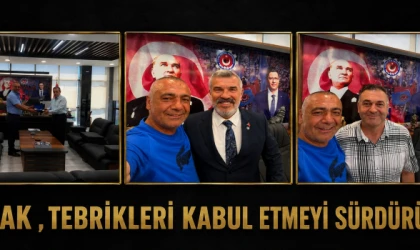 KOÇAK'A TEBRİK ZİYARETLERİ DEVAM EDİYOR