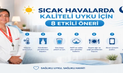 SICAK HAVALARDA KALİTELİ UYKU İÇİN 8 ETKİLİ ÖNERİ