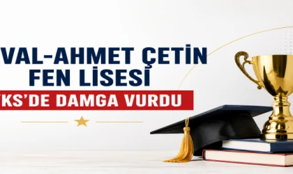 YKS’DE ÇERKEZKÖY’ÜN GURURU: SEVAL-AHMET ÇETİN FEN LİSESİ ZİRVEYİ BIRAKMADI