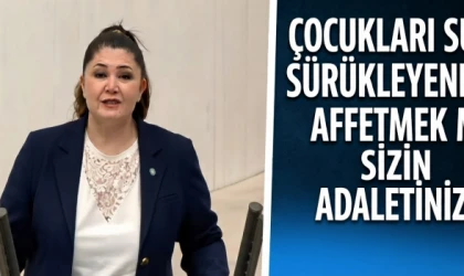 SELCAN TAŞÇI’DAN TBMM’DE SERT ÇIKIŞ: “ÇOCUKLARI SUÇA SÜRÜKLEYENLERİ AFFETMEK Mİ SİZİN ADALETİNİZ?”