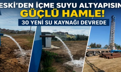 TESKİ’DEN 30 YENİ SU KUYUSU