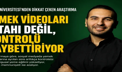 YEMEK VİDEOLARI İŞTAHI DEĞİL, KONTROLÜ KAYBETTİRİYOR
