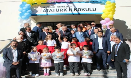 Çerkezköy’de 48 bin 500 öğrenci için ilk ders zili çaldı