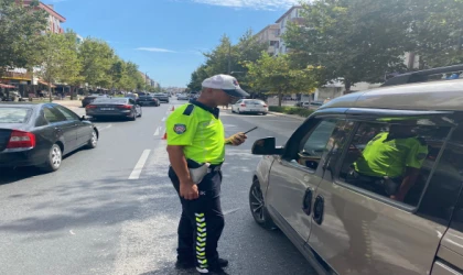 Drone destekli trafik denetimi