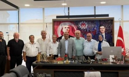 Muhtarlardan Koçak’a hayırlı olsun ziyareti