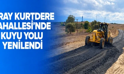 Saray Kurtdere’de Kuyu Yoluna Düzenleme