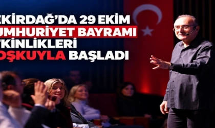 Tekirdağ’da Cumhuriyet coşkusu kültür ve sanatla başladı