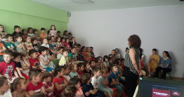 ANAOKULU ÖĞRENCİLERİNE ‘SIFIR ATIK’ EĞİTİMİ