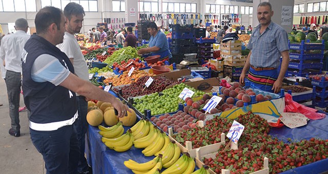 ÇERKEZKÖY BELEDİYESİ ZABITASINDAN PAZAR DENETİMİ